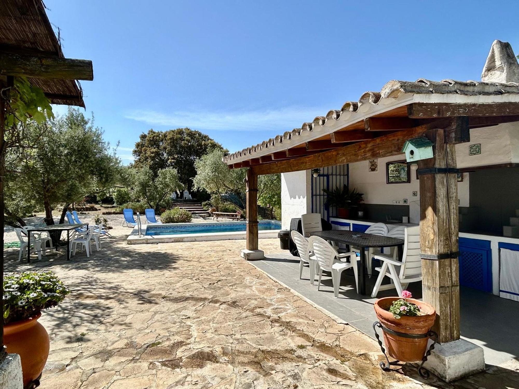 Refugio Andaluz Con Piscina Entre Olivos فييانويفا ذي تابيا المظهر الخارجي الصورة